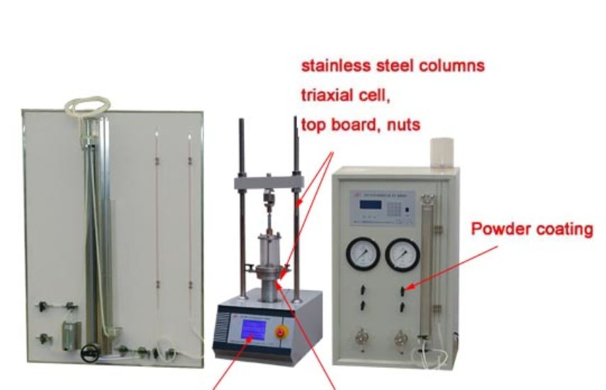 STSZ-9  Stress and Strain Controlled Triaxial, Shear and Permeability Testing Machine